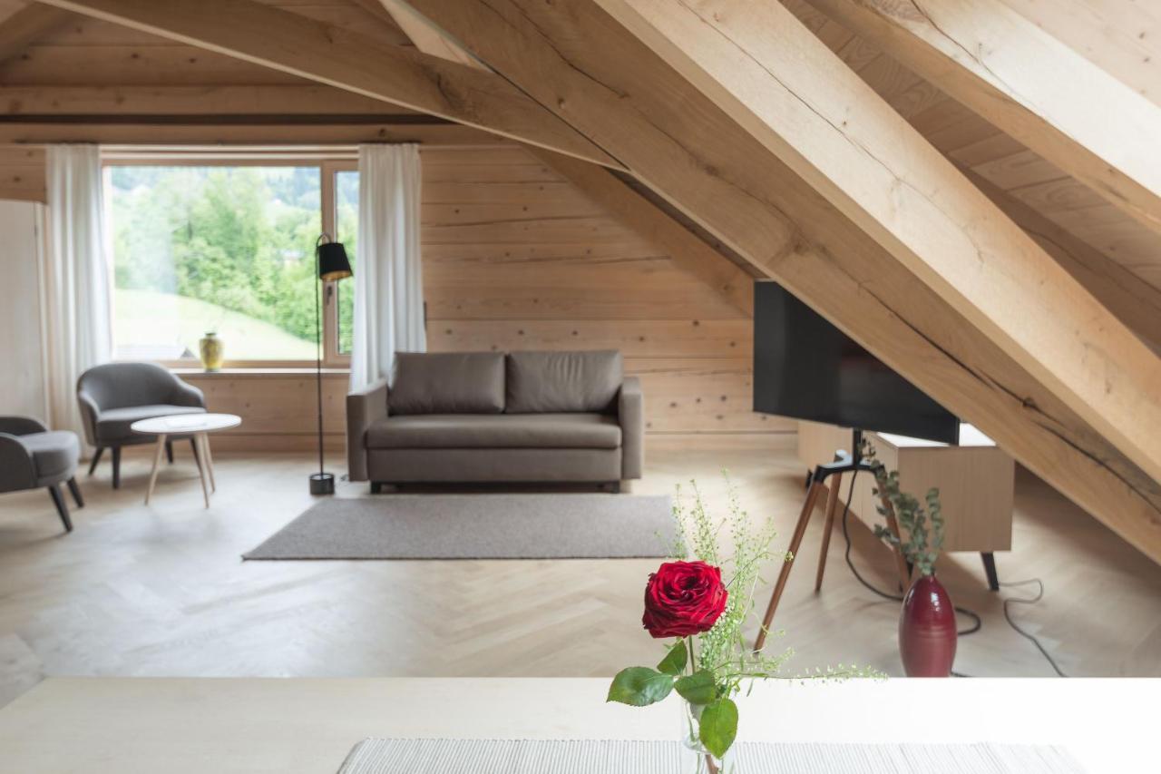Haus Hof 30 Appartement Schwarzenberg im Bregenzerwald Buitenkant foto
